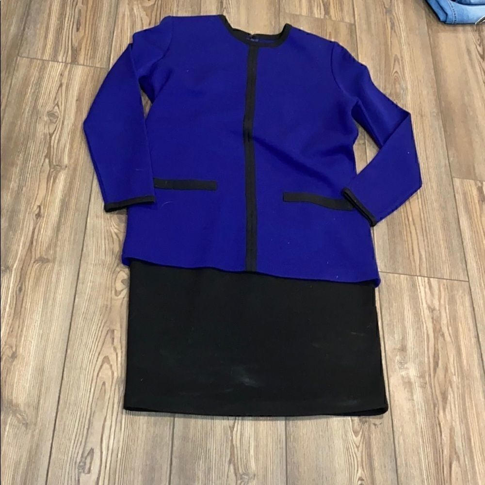 Vintage Nina Charles for Kasper Sweater Dress Pet